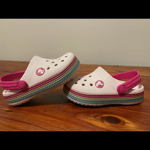 Girls Crocs size 8